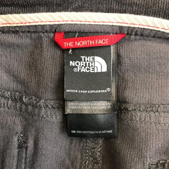The North Face Skirt Gray Corduroy pencil size 4 - Picture 3 of 8